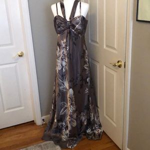 Lisa by Long Tall Sally Painted Flower Maxi Dress